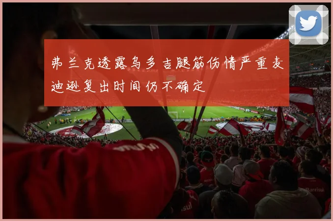 弗兰克透露乌多吉腿筋伤情严重麦迪逊复出时间仍不确定